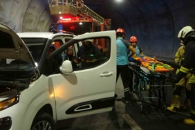 Troya Tüneli’nde trafik kazası tatbikatı