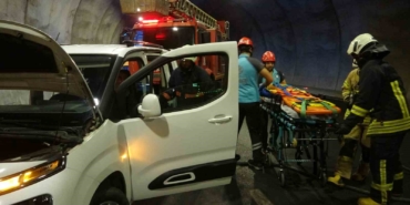 Troya Tüneli’nde trafik kazası tatbikatı