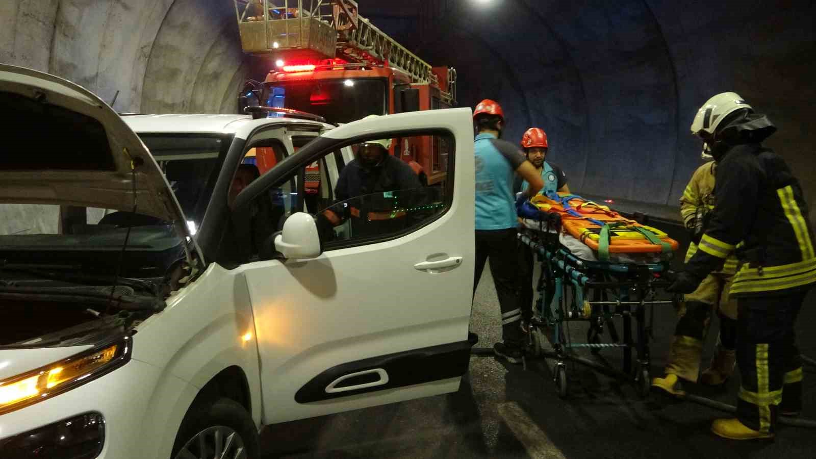 Troya Tüneli’nde trafik kazası tatbikatı