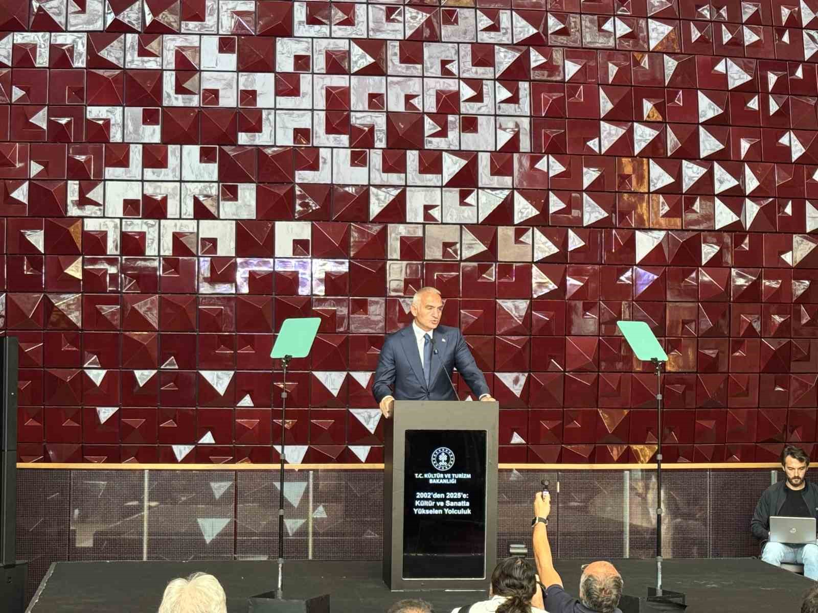 Kültür ve Turizm Bakanı Mehmet Nuri Ersoy: "Gazze ve Filistin’deki zulme sessiz kalmadığımızı tüm dünyaya duyuracağız"