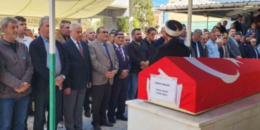 Gaziler derneği başkanına son görev