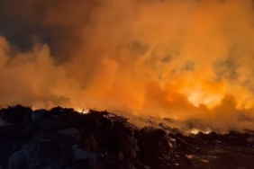 Kapaklı’da hurdalık yangını korkuttu