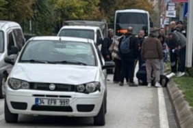 Edirne’de otomobil yaya geçidinde kadına çarptı