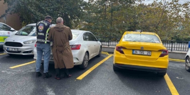 Başakşehir’de sürücüyü tehdit eden taksici yakalandı