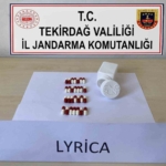 Jandarmadan uyuşturucu operasyonu: 28 adet lyrica ele geçirildi