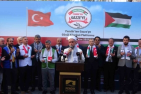 Pendik’te belediye ve esnaftan Gazze’ye destek kampanyası