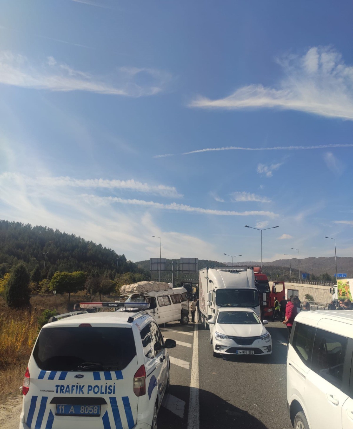 Bilecik’te zincirleme kaza: 3 yaralı