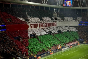 Galatasaray’dan Filistin koreografisi