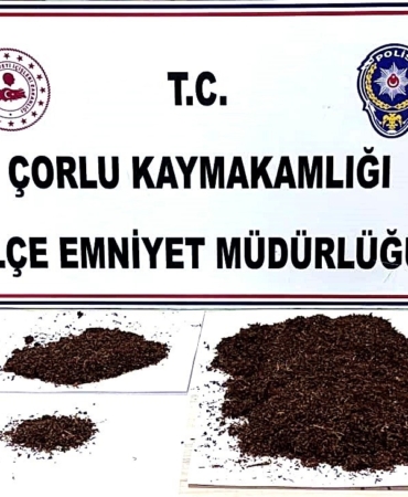 Çorlu’da uyuşturucu operasyonu: 1 tutuklama