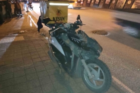 Keşan’da otomobille çarpışan motosikletin sürücüsü yaralandı