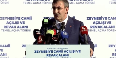 Cevdet Yılmaz, Zeynebiye Camii’nin açılışına katıldı: "İslam kültür ve medeniyetinde hayat, cami ile başlar ve camilerin çevresinde gelişir"