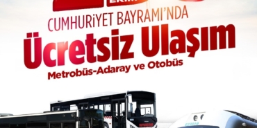 Sakarya’da 29 Ekim Cumhuriyet Bayramı’nda ulaşım ücretsiz