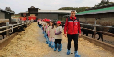 Minikler tarımı yerinde öğrendi