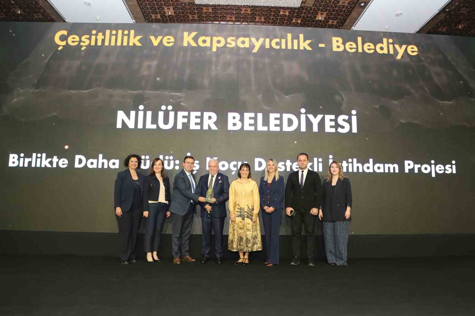 Nilüfer Belediyesi’ne sürdürülebilirlikte çifte ödül