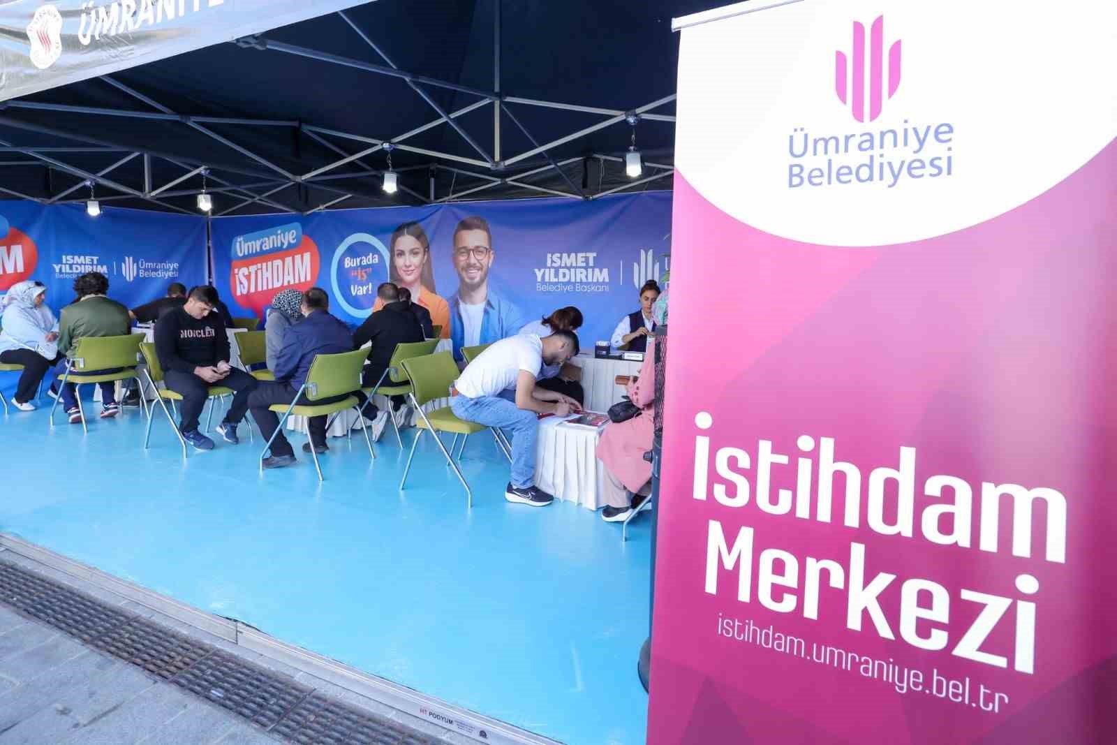 Ümraniye’de istihdam çadırları kapılarını açtı