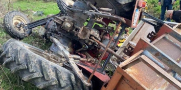 Balıkesir’de traktör devrildi: 1 yaralı