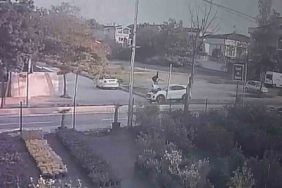 Düğün yeri bakarken canından oluyordu: Feci kaza kameraya yansıdı