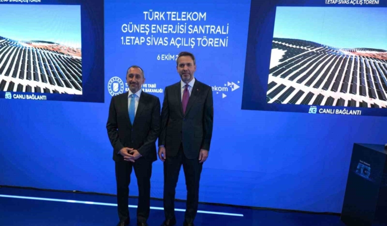 Türk Telekom Sivas’taki GES yatırımını 5G ile İstanbul’dan açtı