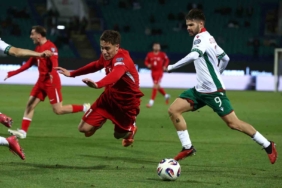 2026 Dünya Kupası Avrupa Elemeleri: Bulgaristan: 1 - Türkiye: 1 (İlk yarı)