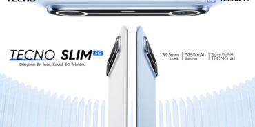TECNO’nun ince ve kavisli ekranlı 5G telefonu Türkiye’de satışta