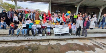 Balıkesir’den ’Yeşil Vatan’a trenle yolculuk