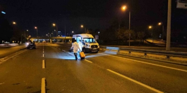 Bakırköy’de ’dur’ ihtarına uymayan sürücü kaza yapınca yakalandı... Kovalamaca anı kamerada