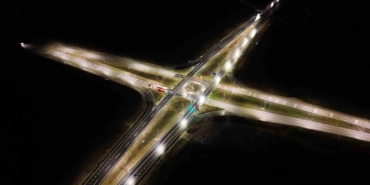 Ölümlü kazaların yaşandığı Pınarhisar-Lüleburgaz Kavşağı’nda aydınlatma çalışmaları tamamlandı