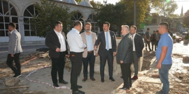 Yenişehir’e yeni meydan ve tarihi çeşme