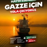 Esenler Gazze’ye yardım gemisi gönderiyor