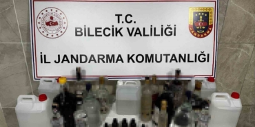 Bilecik’te kaçak sahte alkol operasyonu