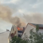 Kocaeli’de çatı yangını korkuttu