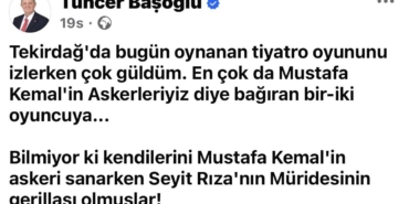 CHP’den istifa eden Hayrabolu Belediye Başkanı Başoğlu’ndan dikkat çeken paylaşım