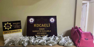 Kocaeli’deki operasyonlarda 51 kilo uyuşturucu ele geçirildi