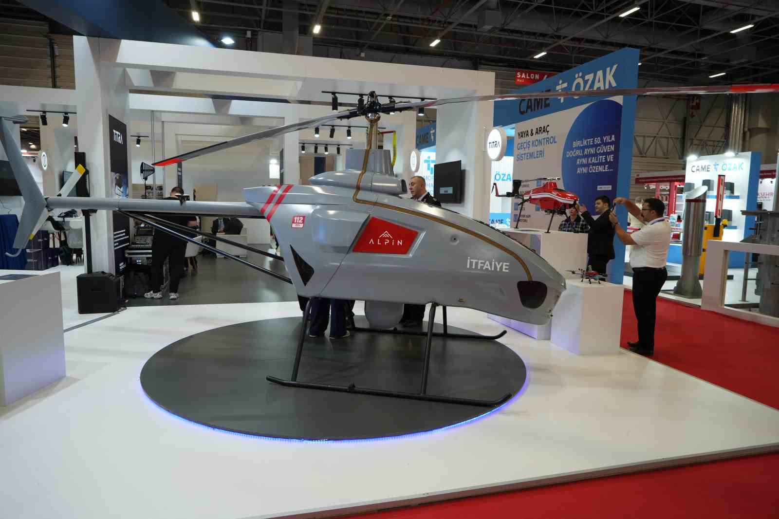 Afetlerle mücadeleye insanız helikopter