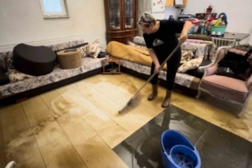 Edirne’de sağanak sonrası evleri su bastı