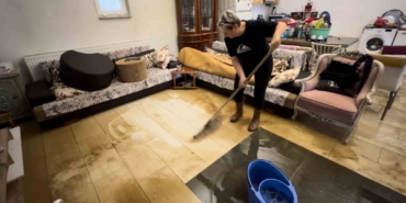 Edirne’de sağanak sonrası evleri su bastı