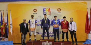 Gebzeli güreşçiler Balkan Şampiyonası’ndan madalyalarla döndü