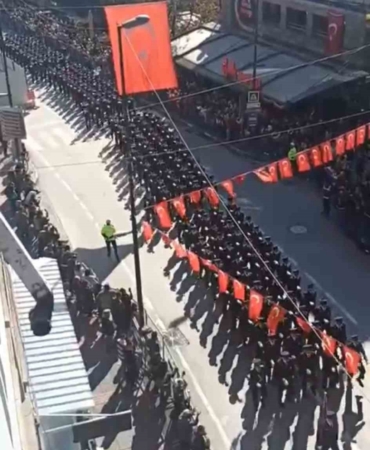 Bursa’da gurur veren görüntüler