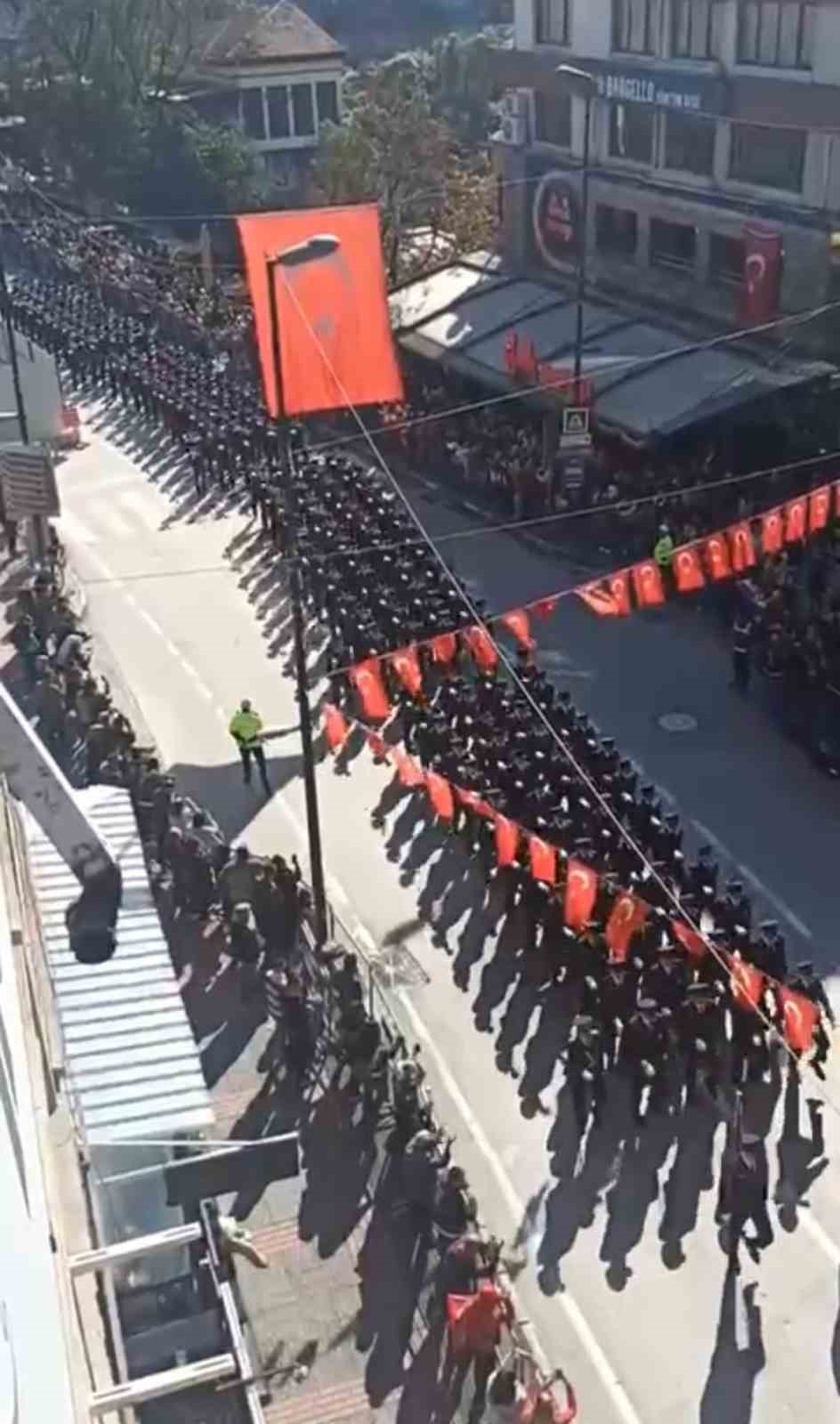 Bursa’da gurur veren görüntüler