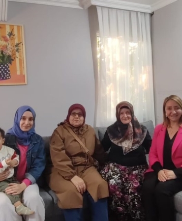 Kadın başkandan kadın muhtarlara anlamlı ziyaret