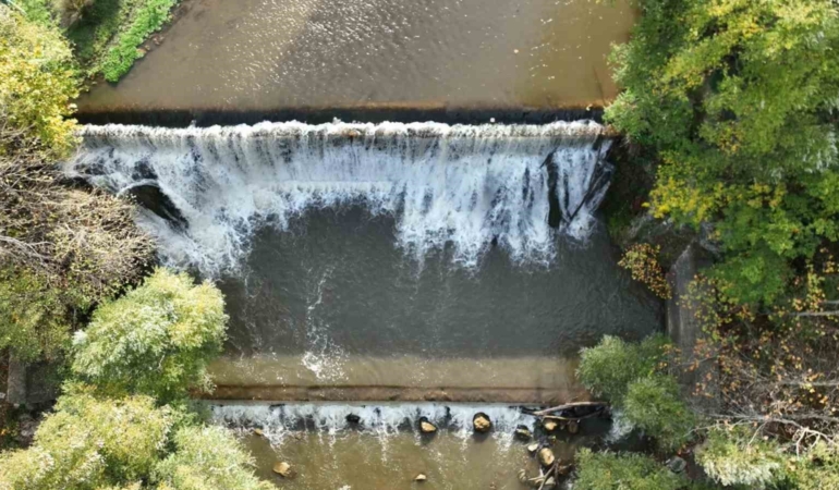 Bursa için güzel görüntüler...Kuruyan dereler, yağmur ile akmaya başladı