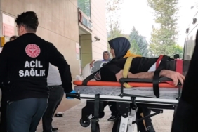 Başına makine çarpan işçi kanlar içinde kaldı