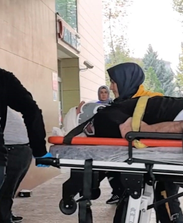 Başına makine çarpan işçi kanlar içinde kaldı