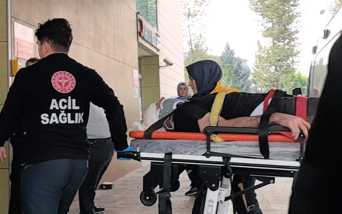 Başına makine çarpan işçi kanlar içinde kaldı