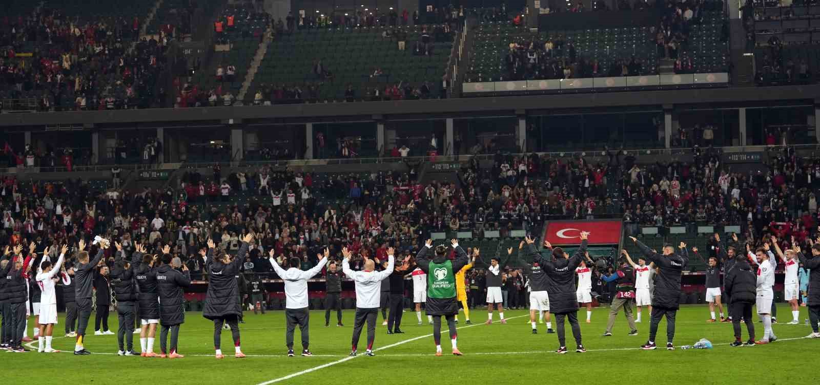 A Milli Futbol Takımı’nda Gürcistan galibiyeti sevinci