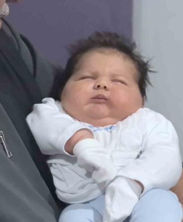 6 kilo 150 gram bebek dünyaya geldi