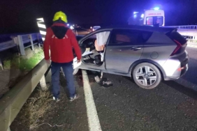 Havran’da otomobil ile motosiklet çarpıştı: 1 yaralı