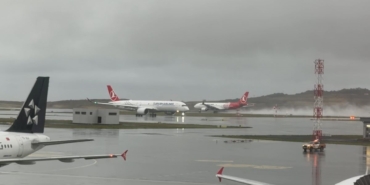 İstanbul Havalimanı’nda yağmur