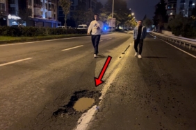 Tekirdağ’da sürücü çukurdan kaçarken başka çukura daldı: "Çok kötüydü, çok korktuk"