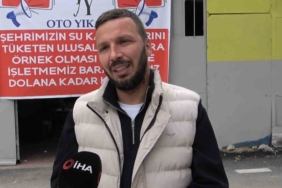 Bursa’da duyarlı işletmeciden örnek davranış: "Barajlar dolmadan dükkanı açmayacağım"